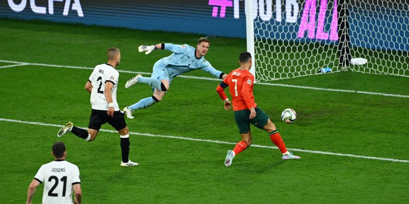 Tiền Đạo Bồ Đào Nha – Di Sản Bất Diệt Từ Eusébio Đến 2025 Jun88 5 Khoảnh khắc bàn thắng chung kết Nations League