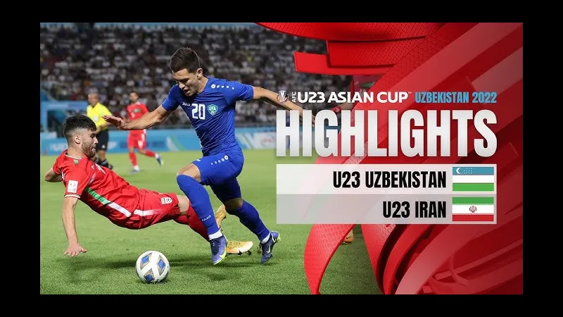 U23 Iran gặp U23 Uzbekistan trong trận đấu